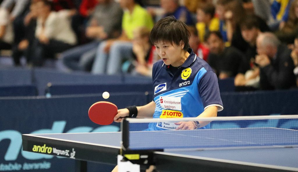 Mitsuki holt den Ehrenpunkt SV Böblingen e.V. Abteilung Tischtennis