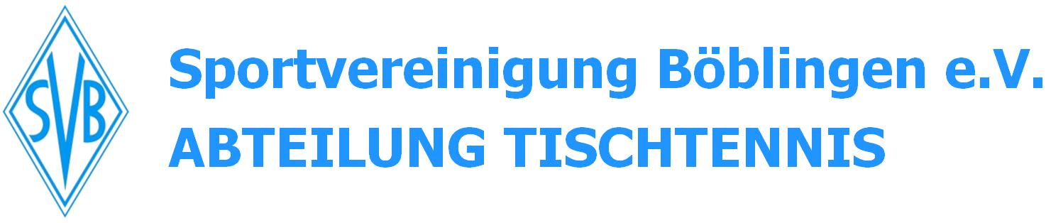 Sv Boblingen E V Abteilung Tischtennis Tischtennis In Boblingen