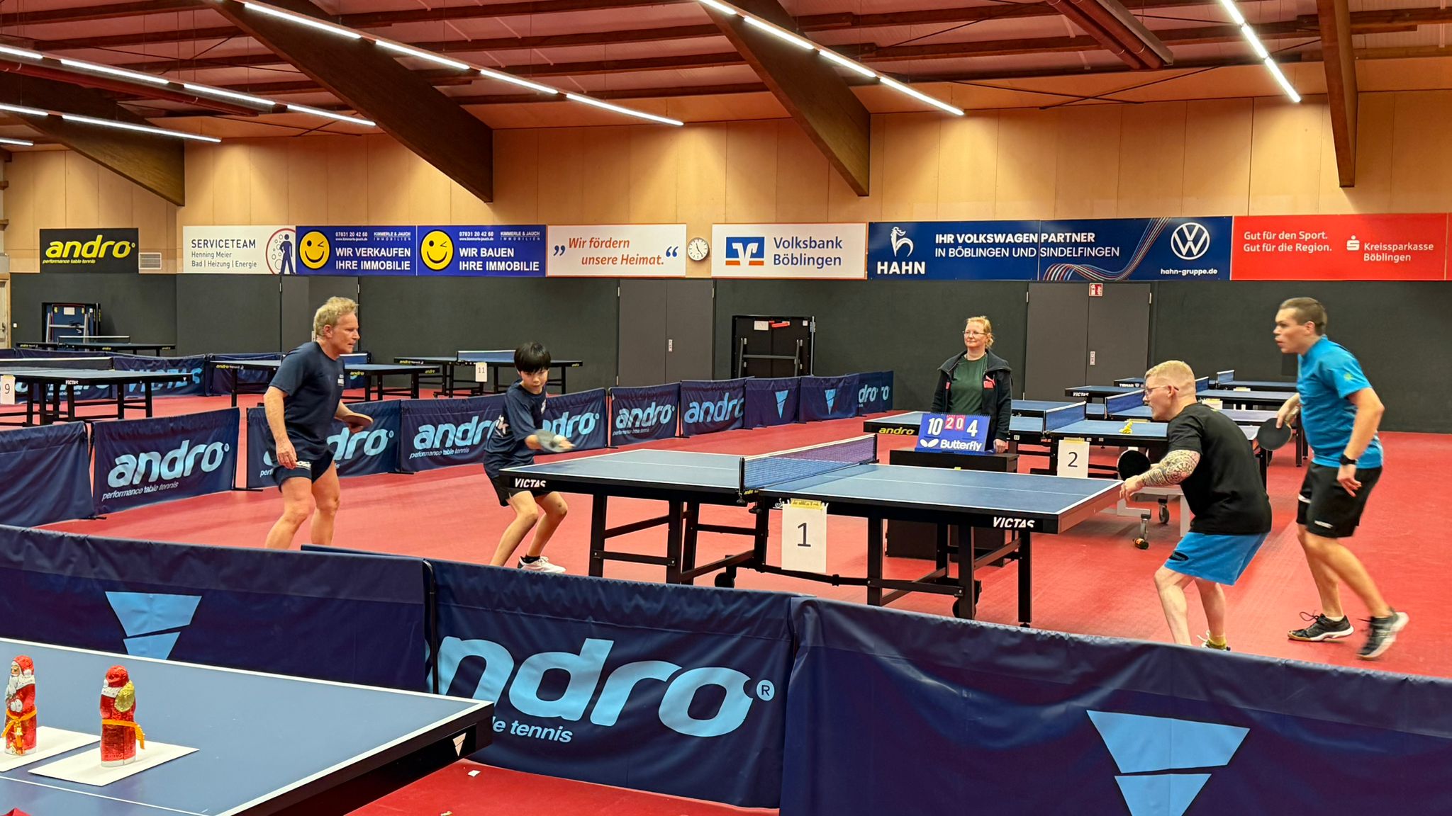 Read more about the article Weihnachtsdoppel mit Rekordbeteiligung